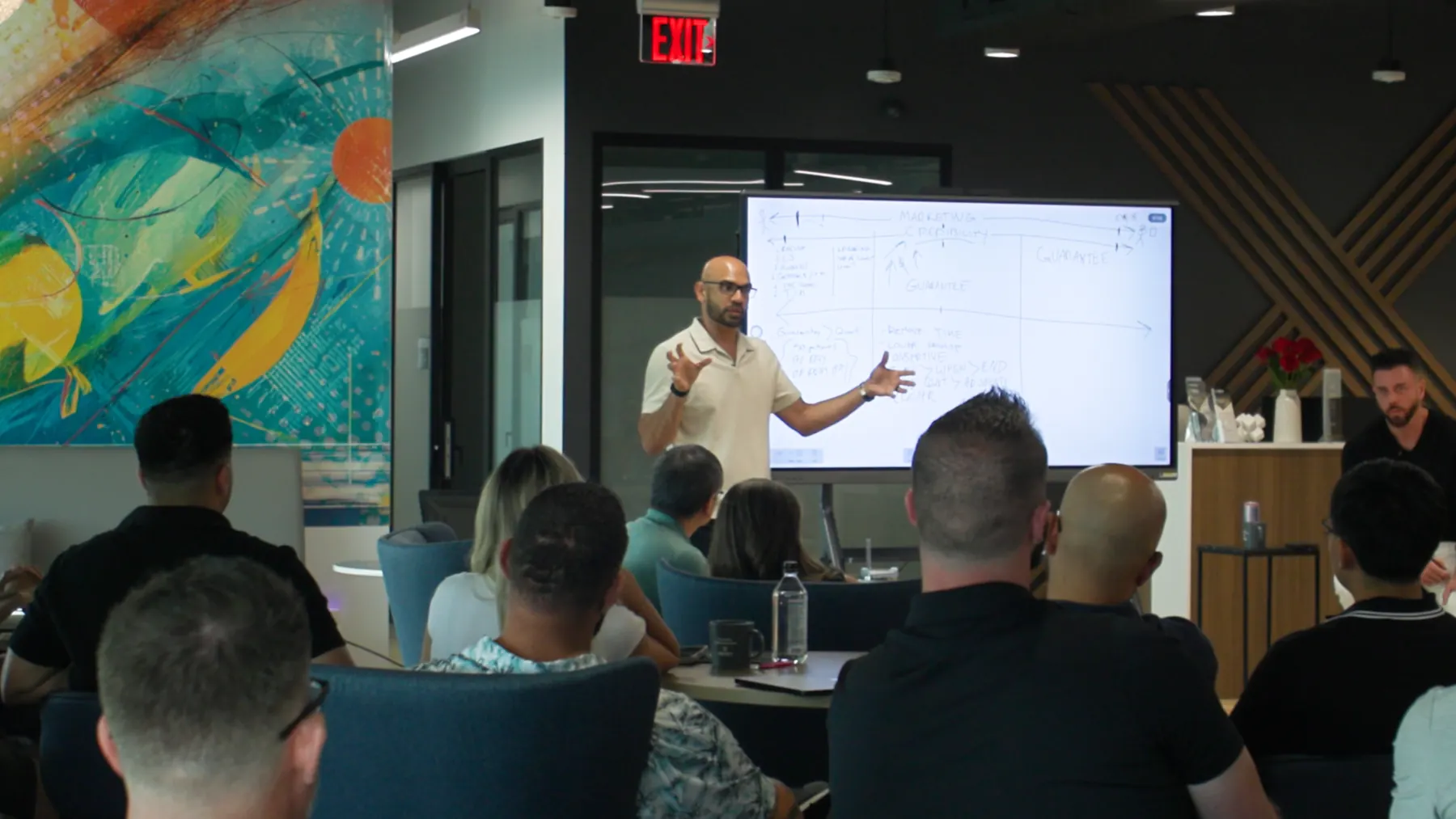 Agency owners working through their numbers
